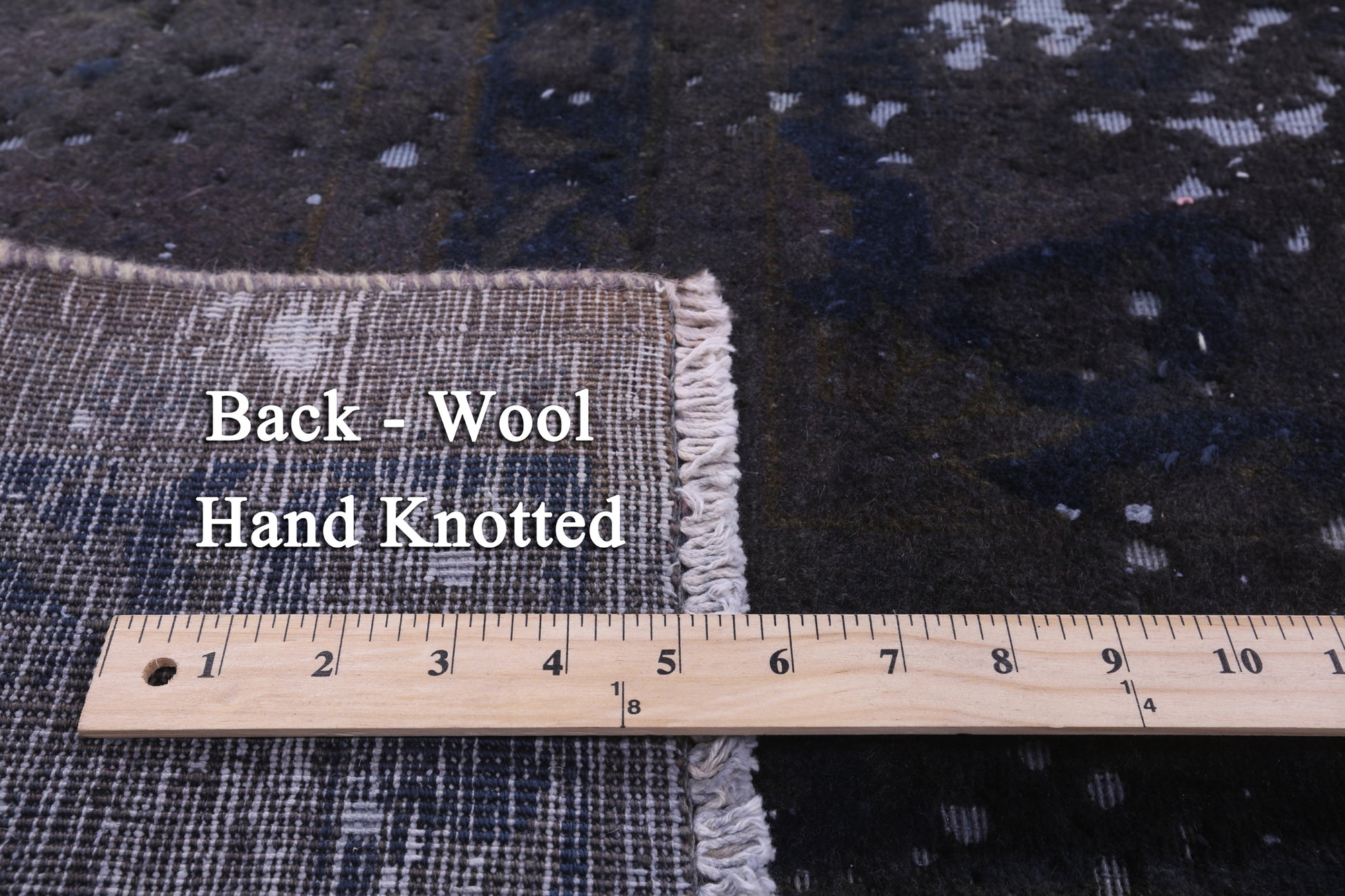 Persian Overdyed Handmade Wool Rug - 9' 10" X 12' 9" - Golden Nile