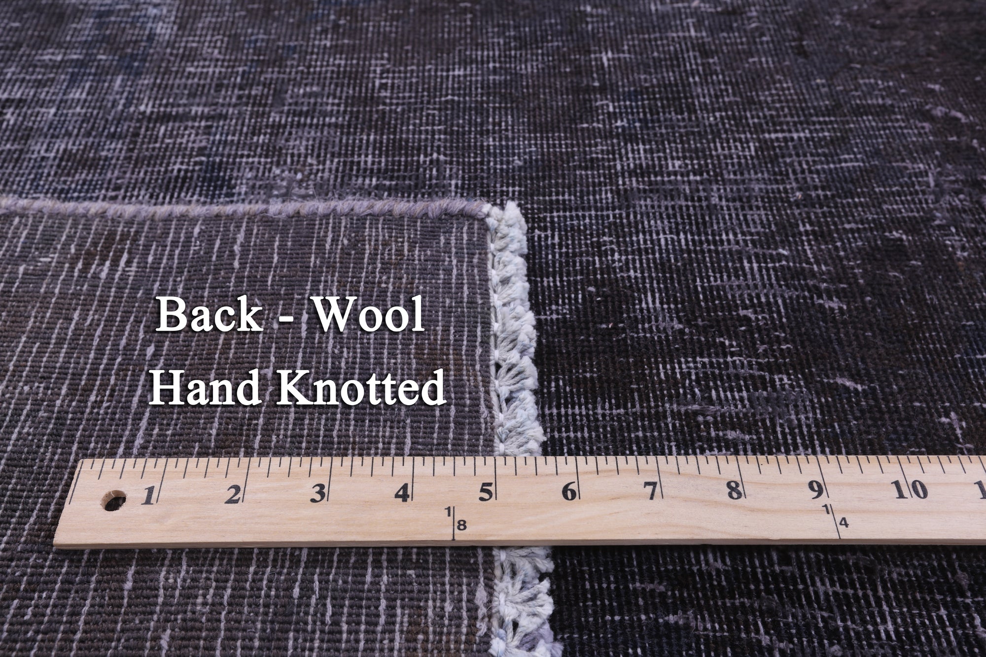 Persian Overdyed Hand Knotted Wool Rug - 9' 1" X 12' 10" - Golden Nile