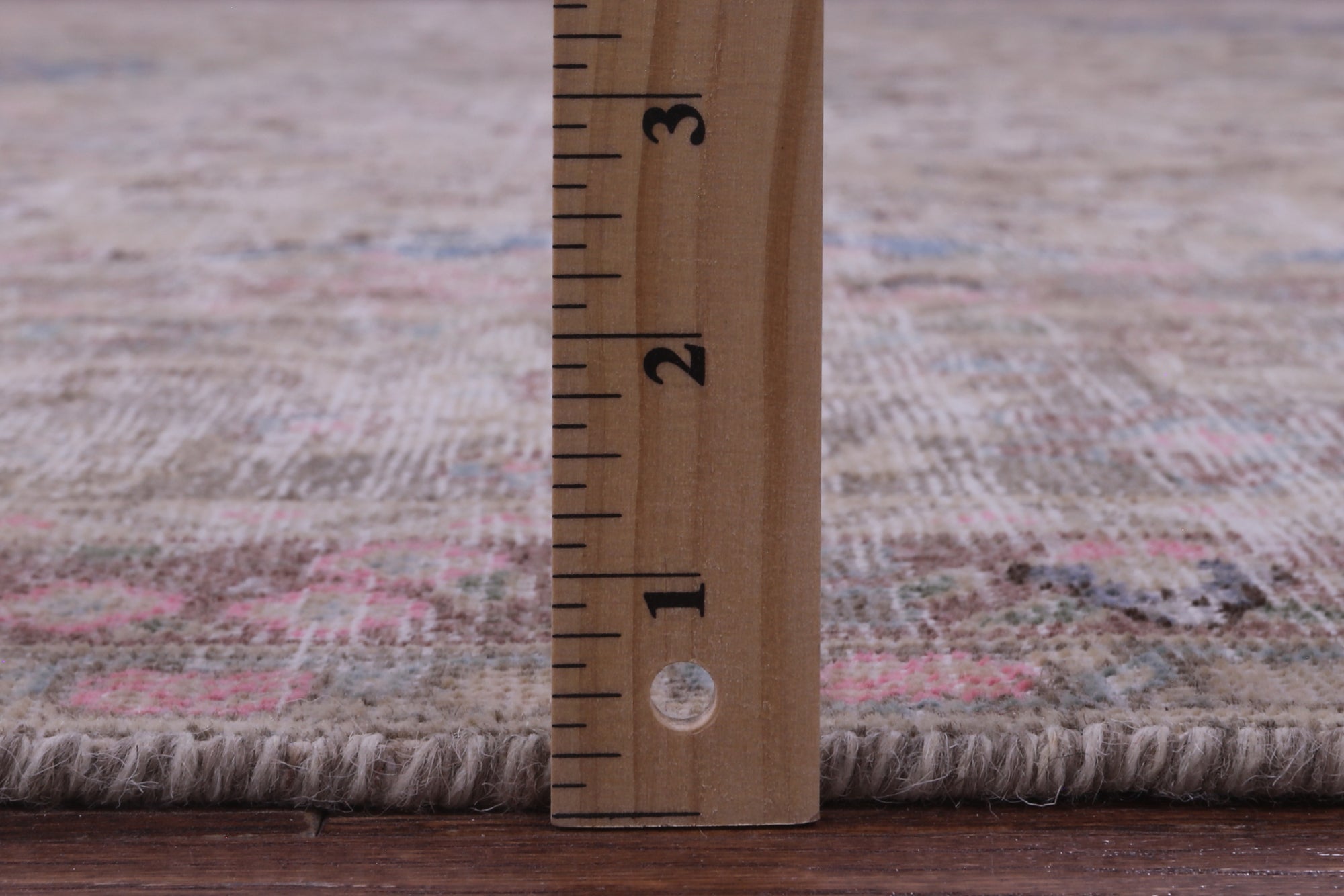 Ivory Persian Vintage White Wash Hand Knotted Wool Rug - 9' 6" X 12' 7" - Golden Nile