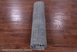 Blue Persian Overdyed Hand Knotted Wool Rug - 9' 3" X 13' 0" - Golden Nile