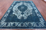 Persian Overdyed Hand Knotted Wool Rug - 9' 7" X 12' 7" - Golden Nile