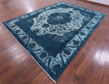 Persian Overdyed Hand Knotted Wool Rug - 9' 7" X 12' 7" - Golden Nile