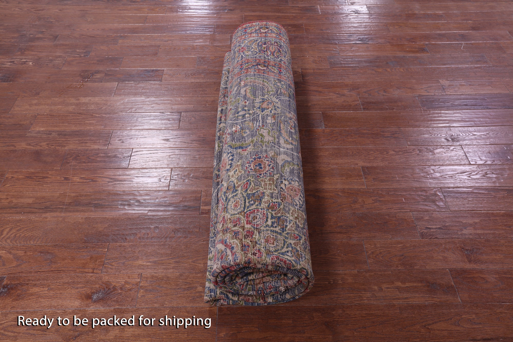Persian Vintage White Wash Handmade Wool Rug - 9' 8" X 12' 7" - Golden Nile