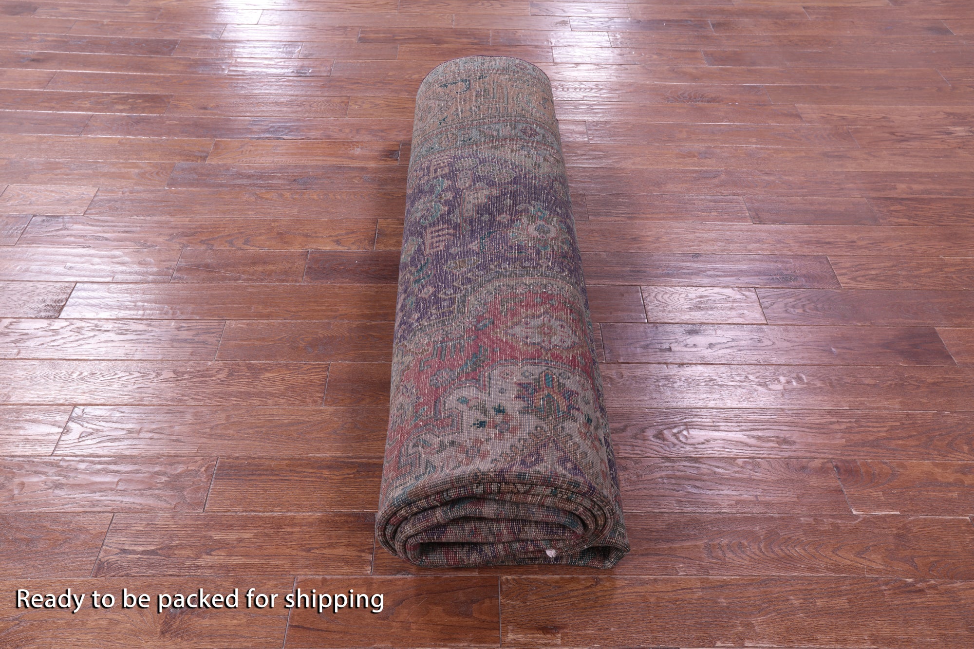 Persian Overdyed Hand Knotted Wool Rug - 9' 7" X 12' 5" - Golden Nile