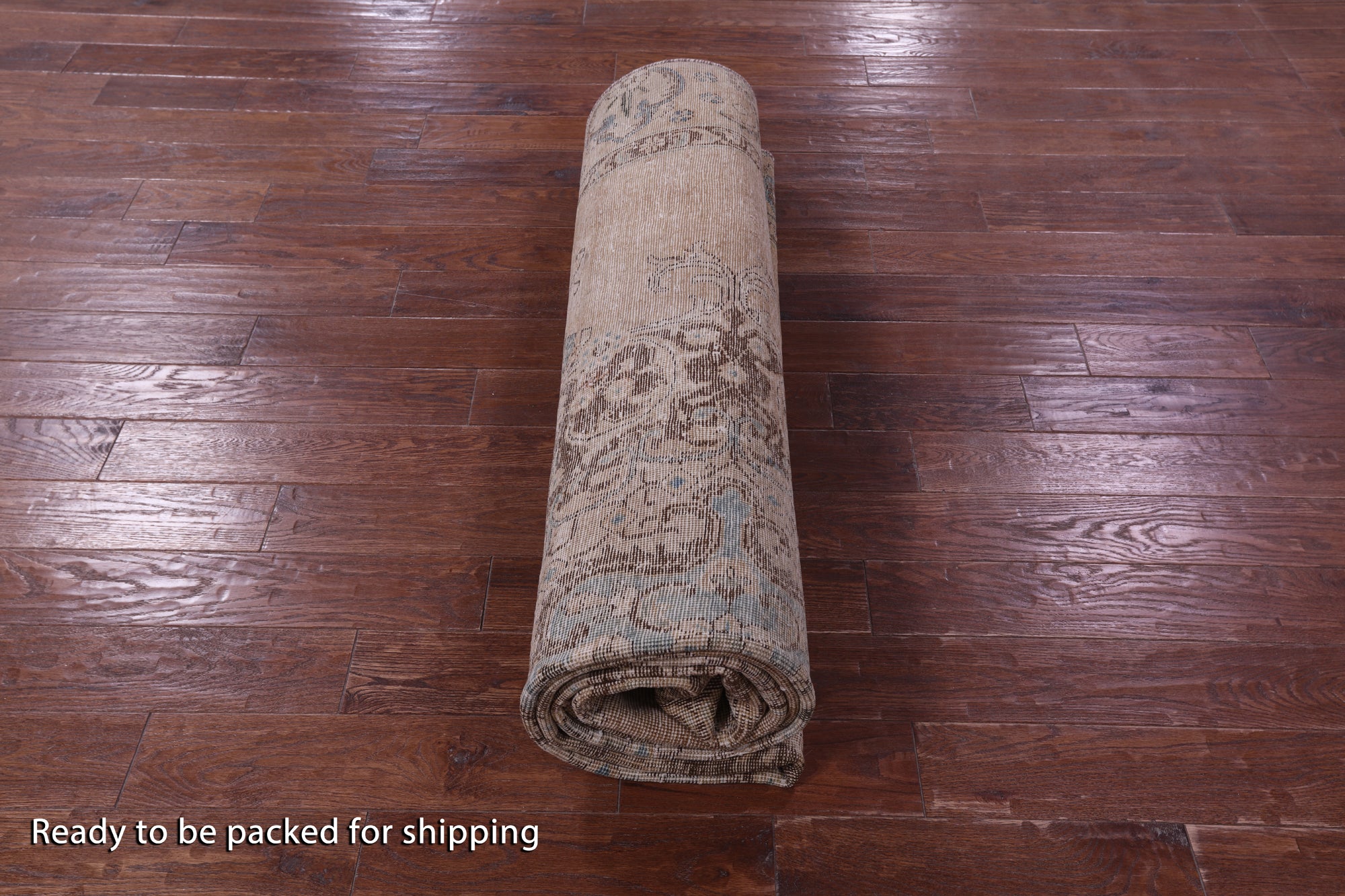 Persian Vintage White Wash Hand Knotted Wool Rug - 8' 5" X 11' 10" - Golden Nile