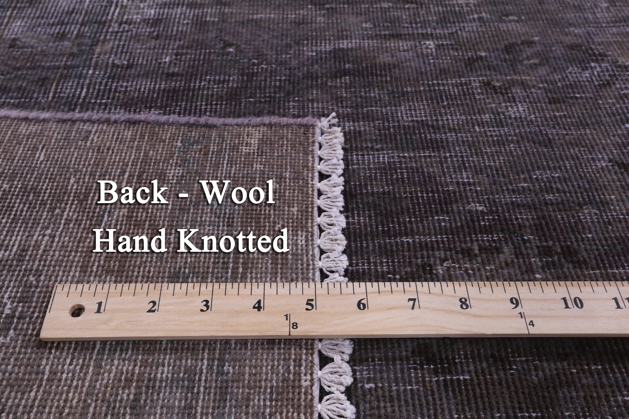 Persian Overdyed Hand Knotted Wool Rug - 8' 0" X 10' 9" - Golden Nile