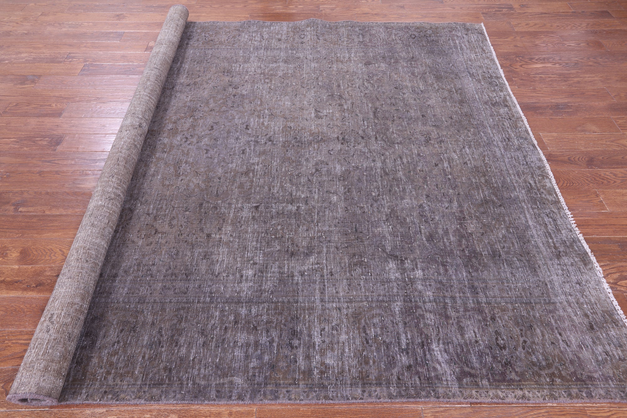 Persian Overdyed Hand Knotted Wool Rug - 8' 0" X 10' 9" - Golden Nile