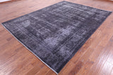 Persian Overdyed Handmade Wool Rug - 8' 0" X 10' 9" - Golden Nile