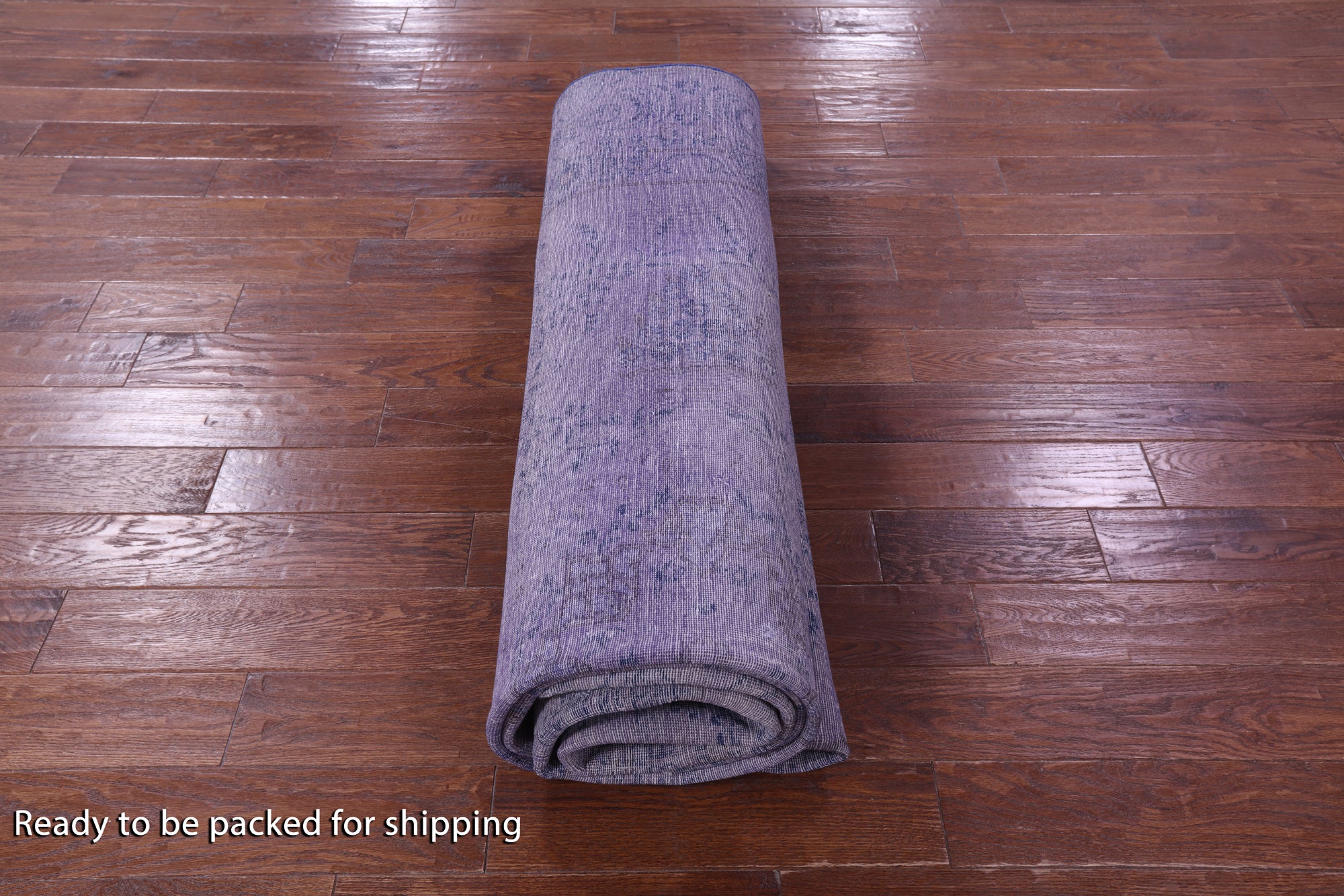 Purple Persian Overdyed Hand Knotted Wool Rug - 8' 5" X 11' 8" - Golden Nile