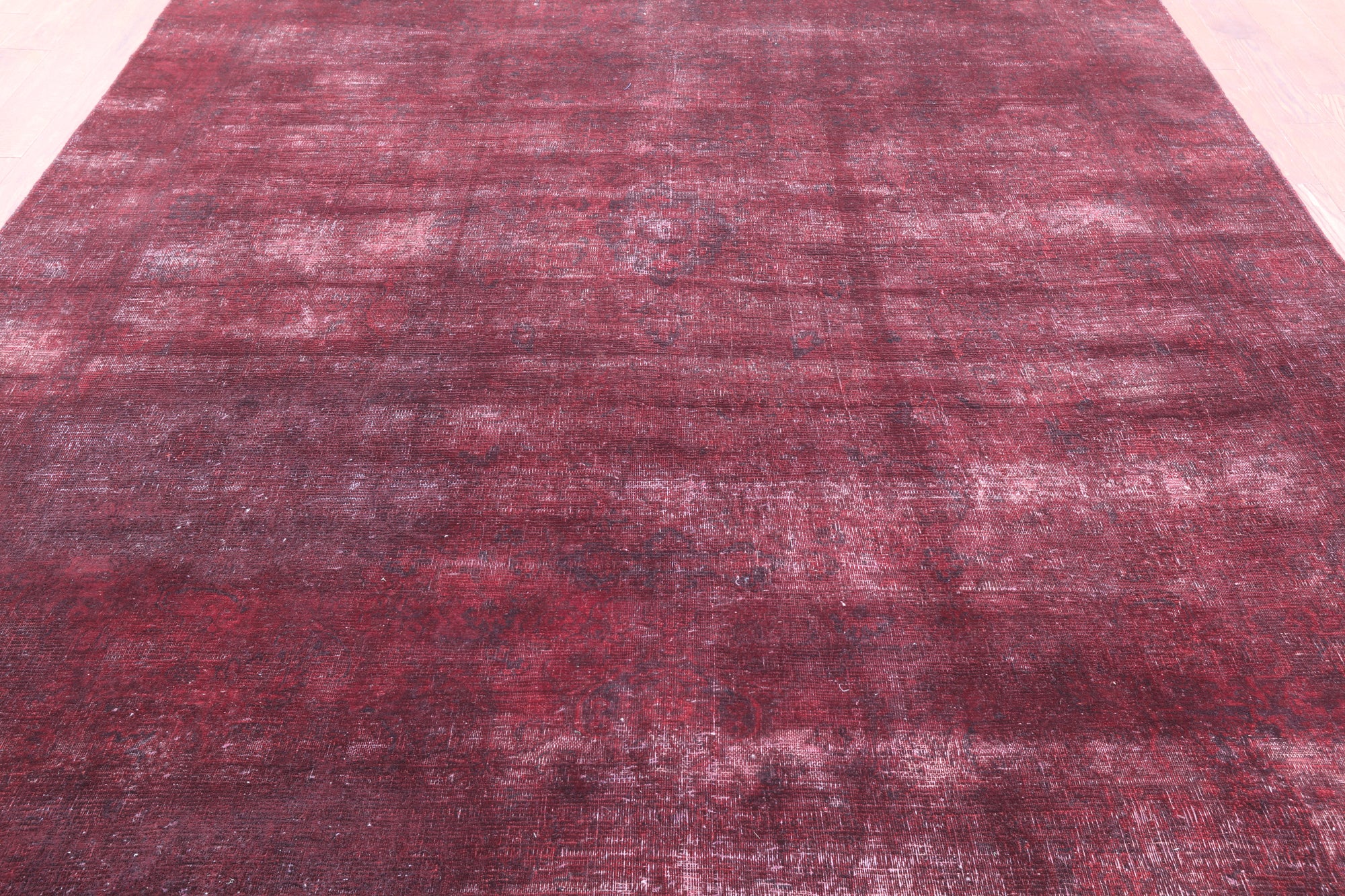 Persian Overdyed Hand Knotted Wool Rug - 8' 5" X 11' 2" - Golden Nile