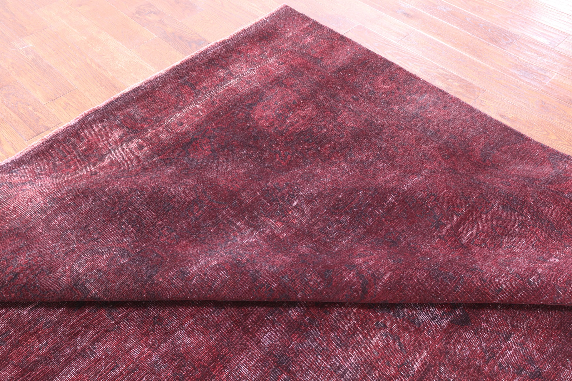 Persian Overdyed Hand Knotted Wool Rug - 8' 5" X 11' 2" - Golden Nile