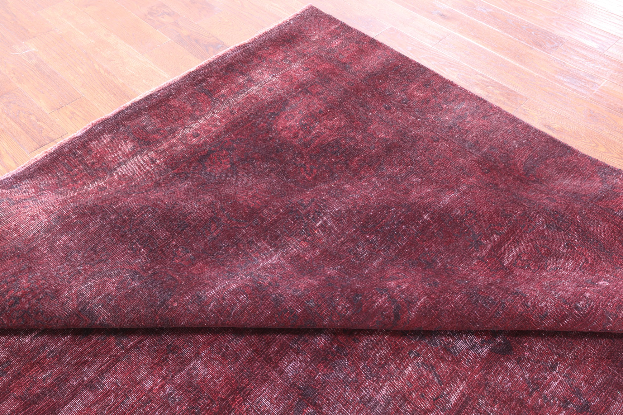 Persian Overdyed Hand Knotted Wool Rug - 8' 5" X 11' 2" - Golden Nile