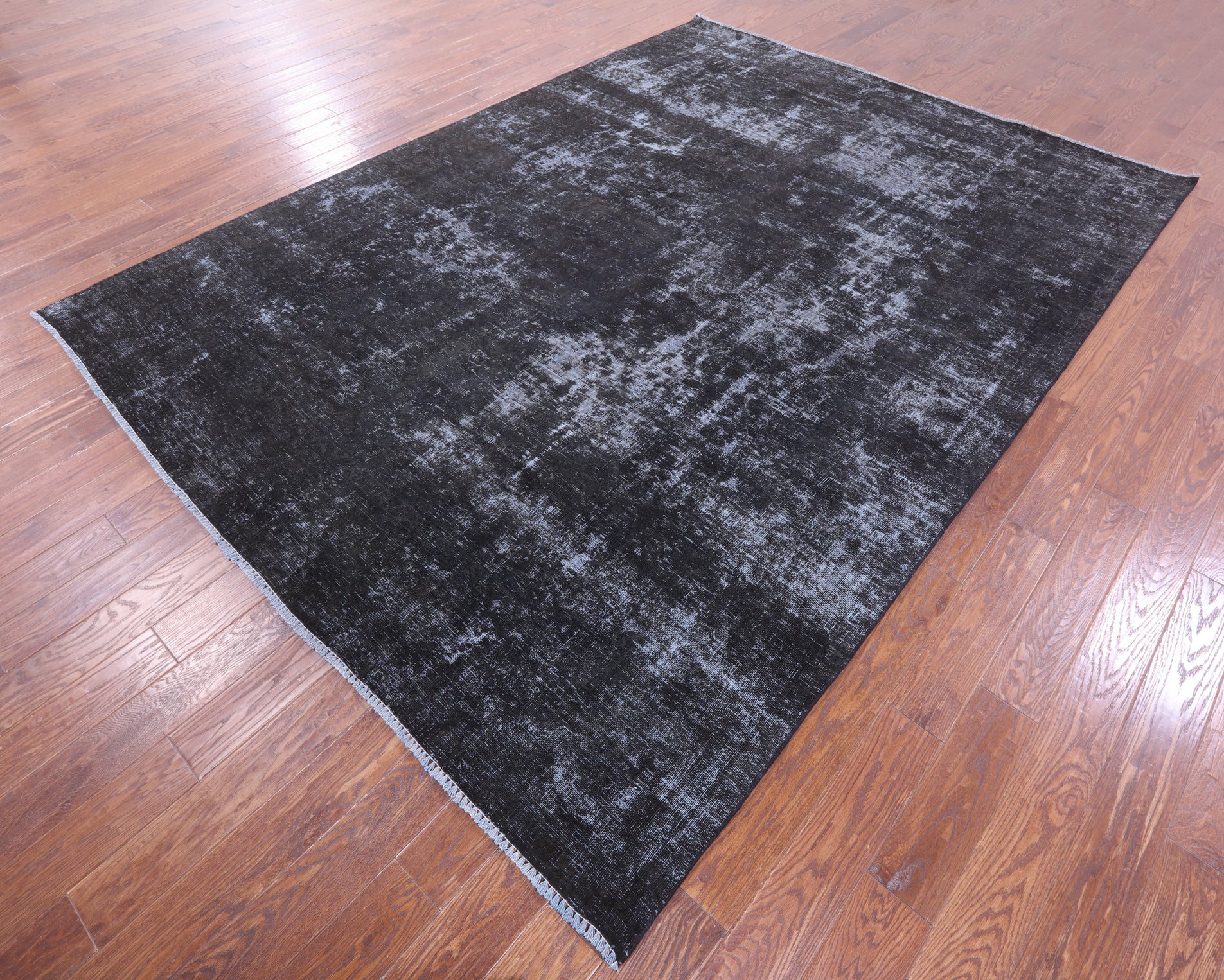 Persian Overdyed Handmade Wool Rug - 8' 4" X 11' 1" - Golden Nile