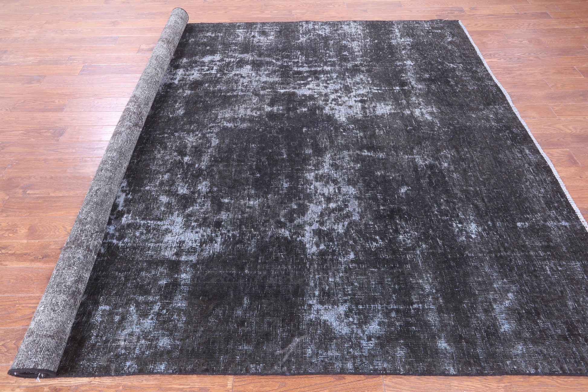 Persian Overdyed Handmade Wool Rug - 8' 4" X 11' 1" - Golden Nile
