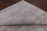 Persian Vintage White Wash Hand Knotted Wool Area Rug - 9' 5" X 12' 6" - Golden Nile