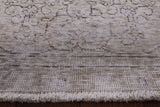 Persian Vintage White Wash Hand Knotted Wool Area Rug - 9' 5" X 12' 6" - Golden Nile
