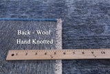 Persian Overdyed Hand Knotted Wool Rug - 8' 2" X 11' 0" - Golden Nile