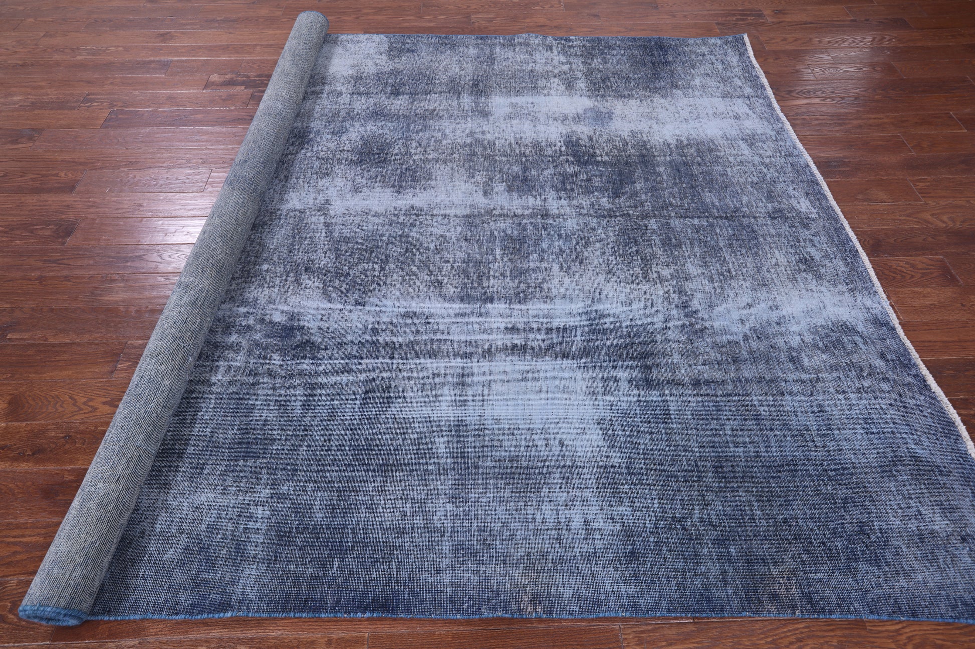 Persian Overdyed Hand Knotted Wool Rug - 8' 2" X 11' 0" - Golden Nile