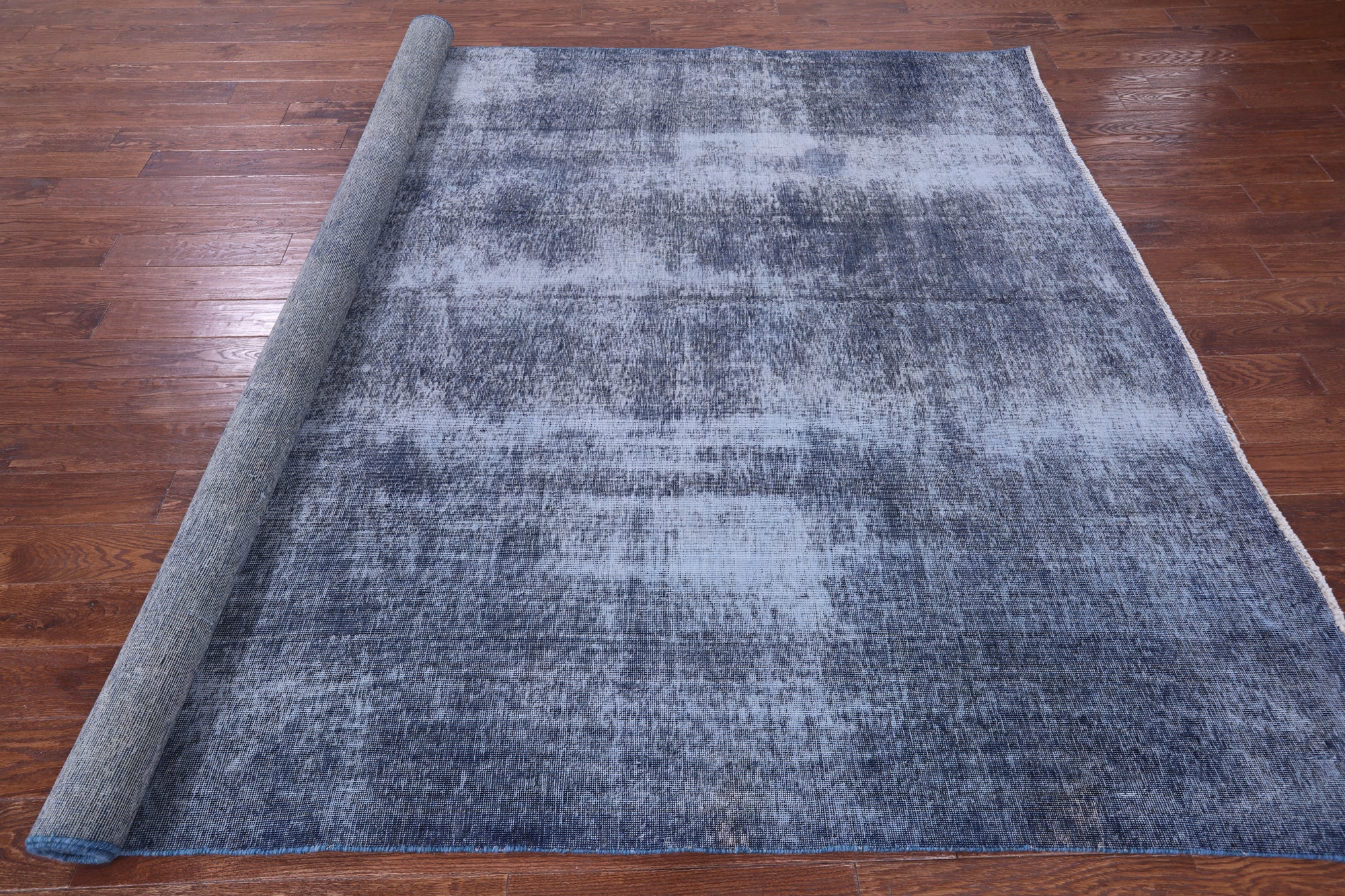 Persian Overdyed Hand Knotted Wool Rug - 8' 2" X 11' 0" - Golden Nile