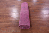 Pink Persian Overdyed Hand Knotted Wool Rug - 7' 8" X 11' 8" - Golden Nile