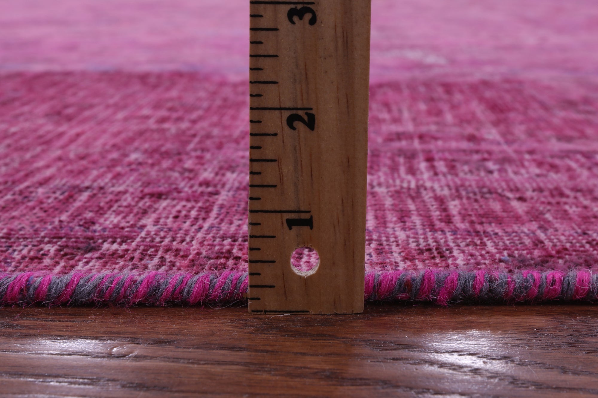 Pink Persian Overdyed Hand Knotted Wool Rug - 7' 8" X 11' 8" - Golden Nile