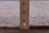Ivory Persian Vintage White Wash Hand Knotted Wool Rug - 7' 10" X 10' 10" - Golden Nile