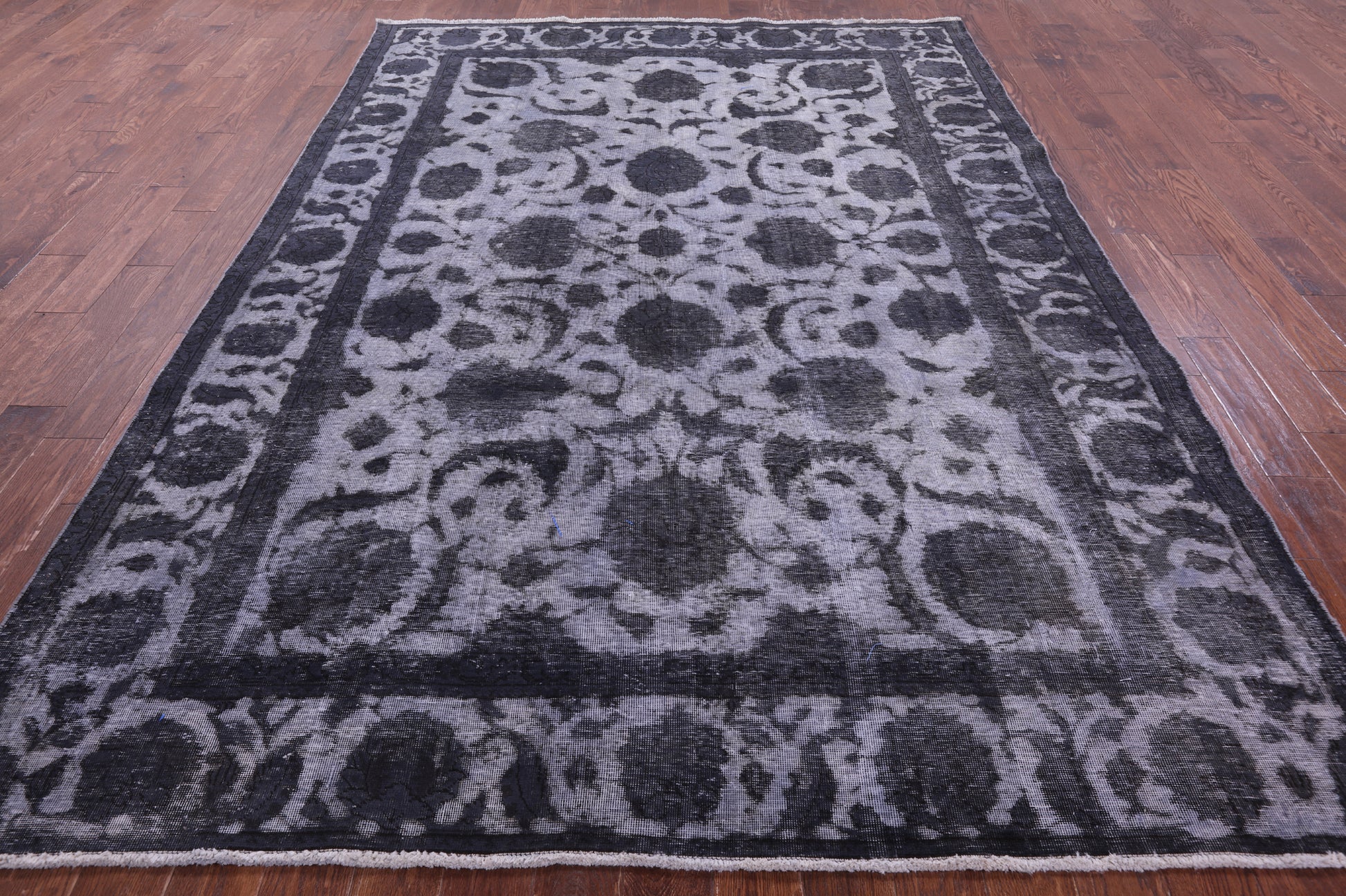 Persian Overdyed Hand Knotted Wool Rug - 7' 10" X 10' 10" - Golden Nile