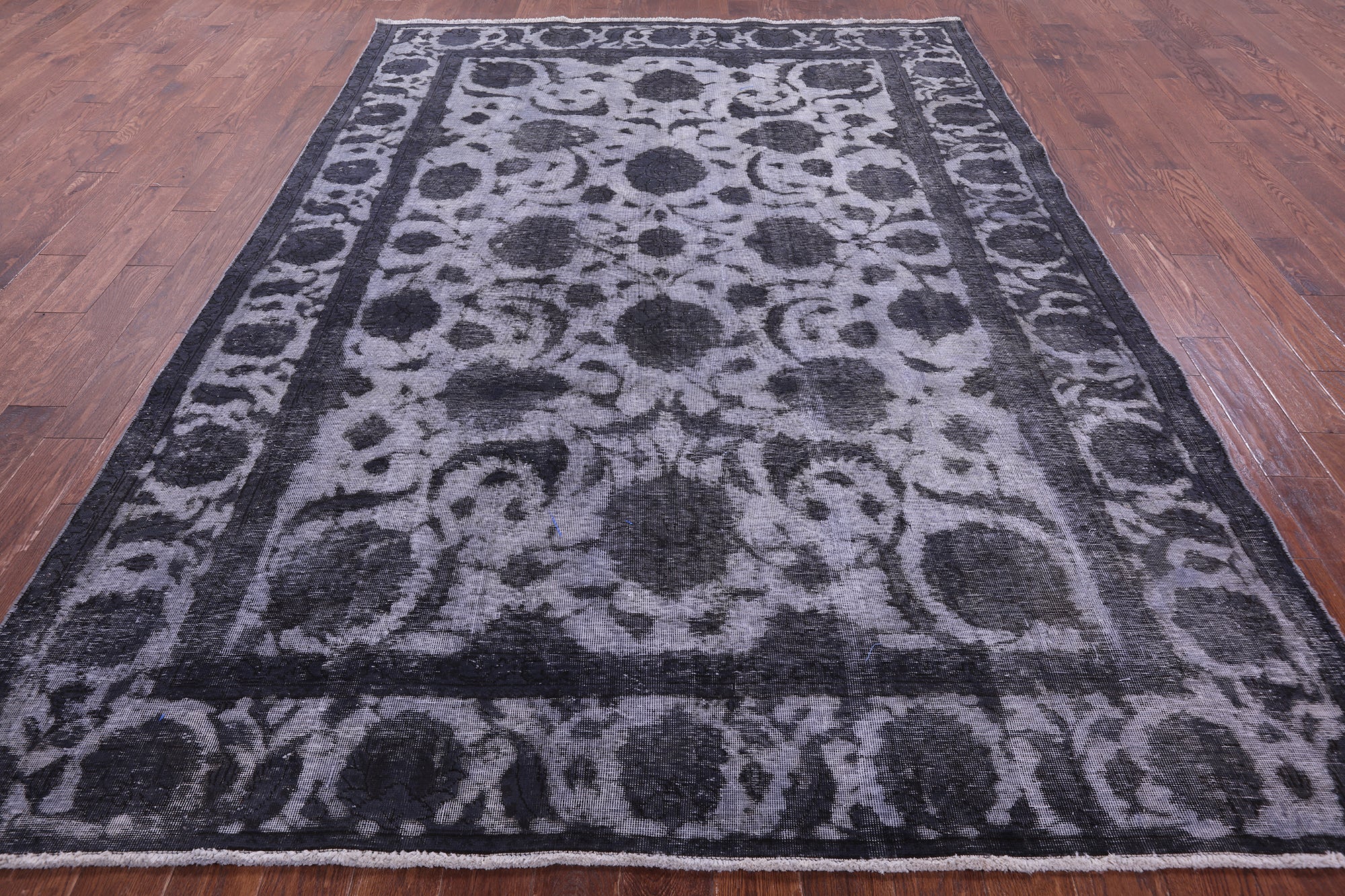 Persian Overdyed Hand Knotted Wool Rug - 7' 10" X 10' 10" - Golden Nile