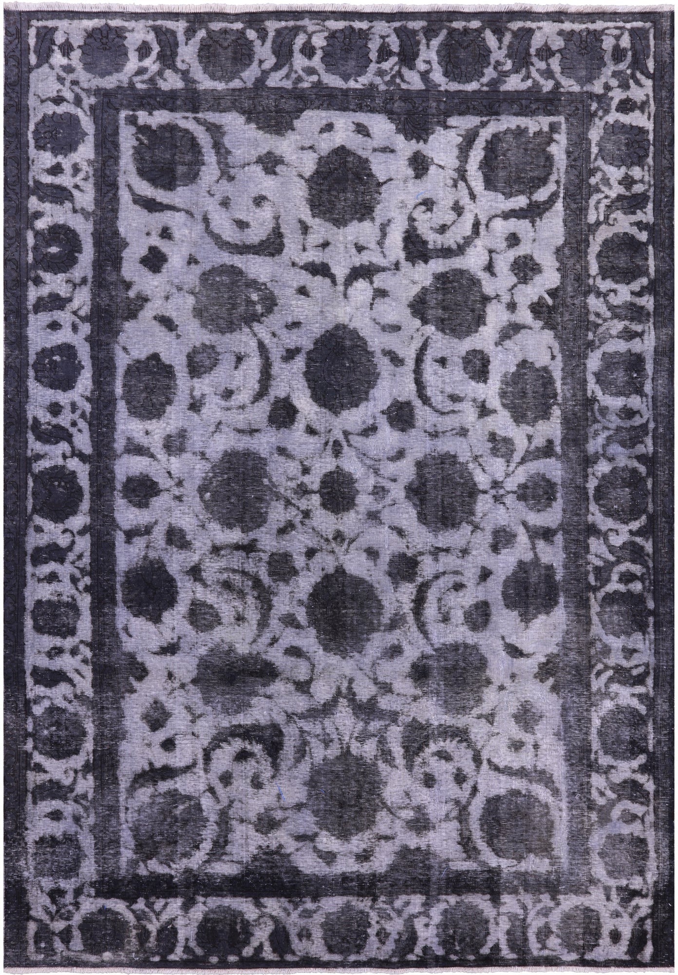 Persian Overdyed Hand Knotted Wool Rug - 7' 10" X 10' 10" - Golden Nile
