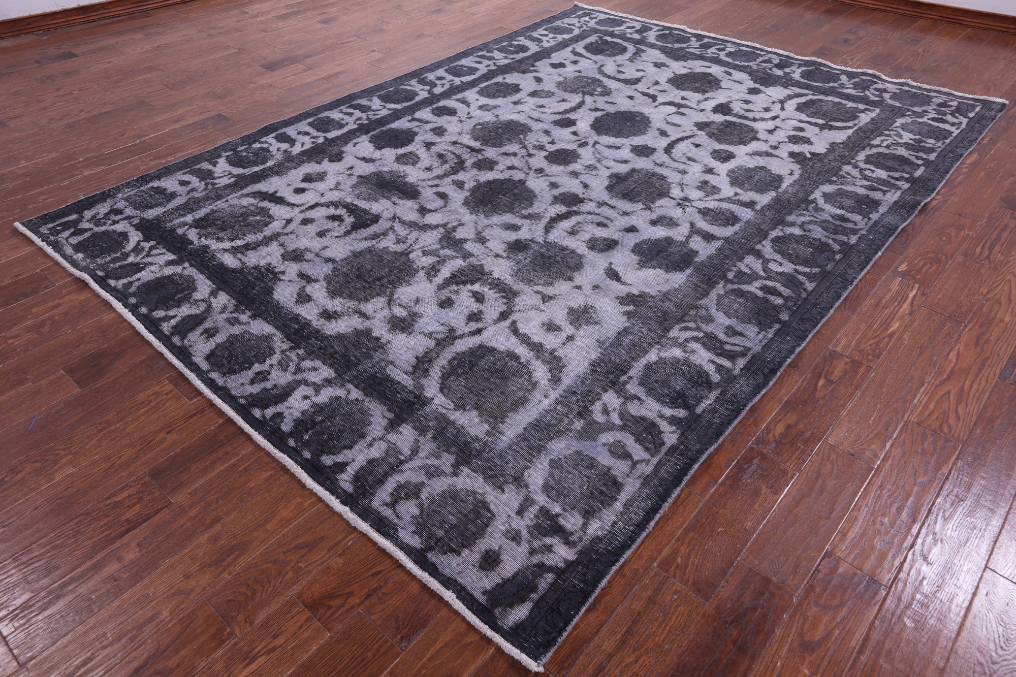 Persian Overdyed Hand Knotted Wool Rug - 7' 10" X 10' 10" - Golden Nile