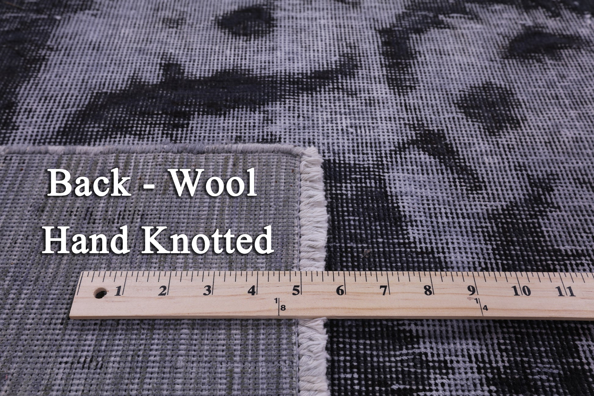 Persian Overdyed Hand Knotted Wool Rug - 7' 10" X 10' 10" - Golden Nile