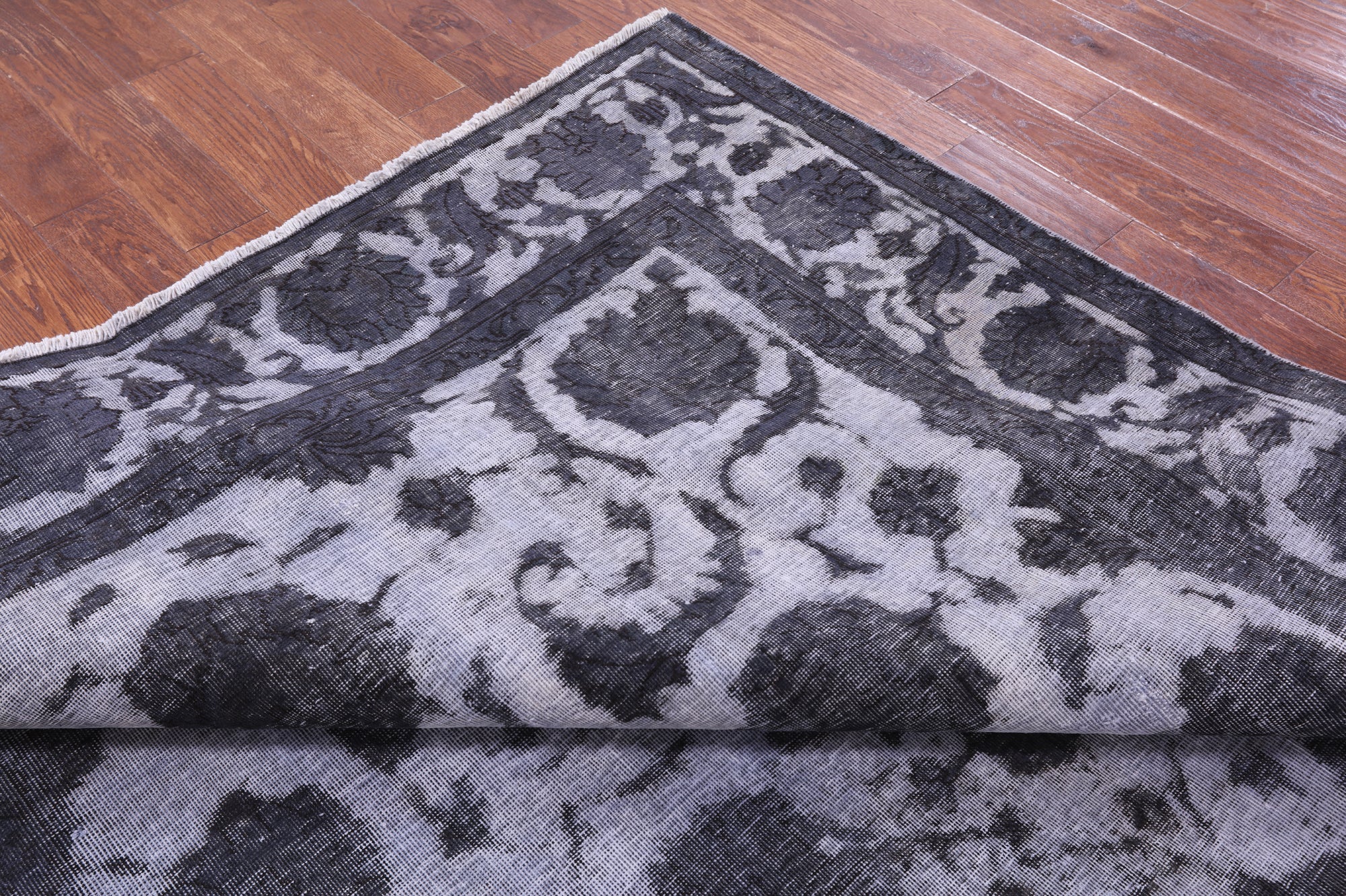 Persian Overdyed Hand Knotted Wool Rug - 7' 10" X 10' 10" - Golden Nile