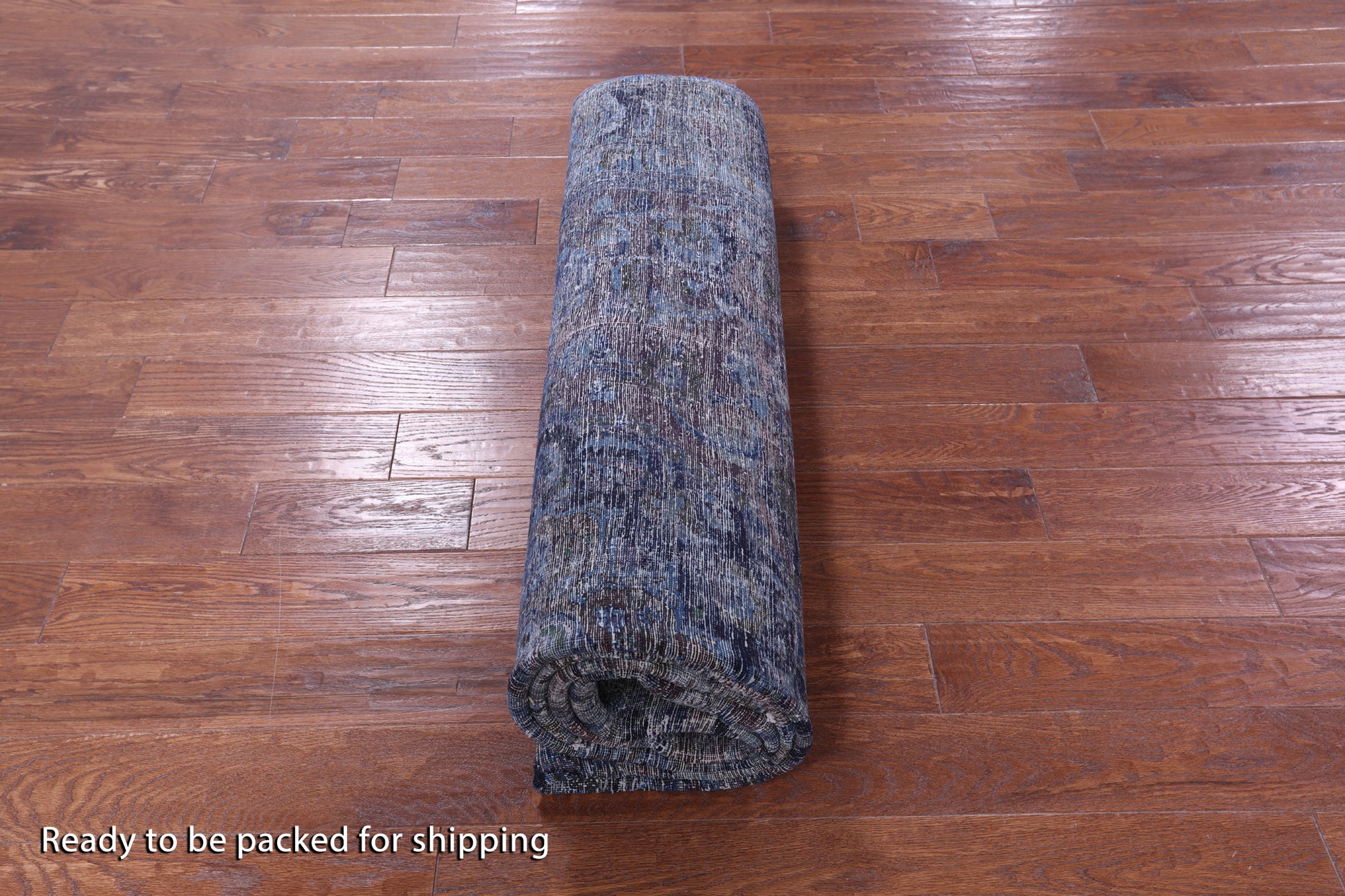 Persian Overdyed Hand Knotted Wool Rug - 7' 7" X 10' 7" - Golden Nile