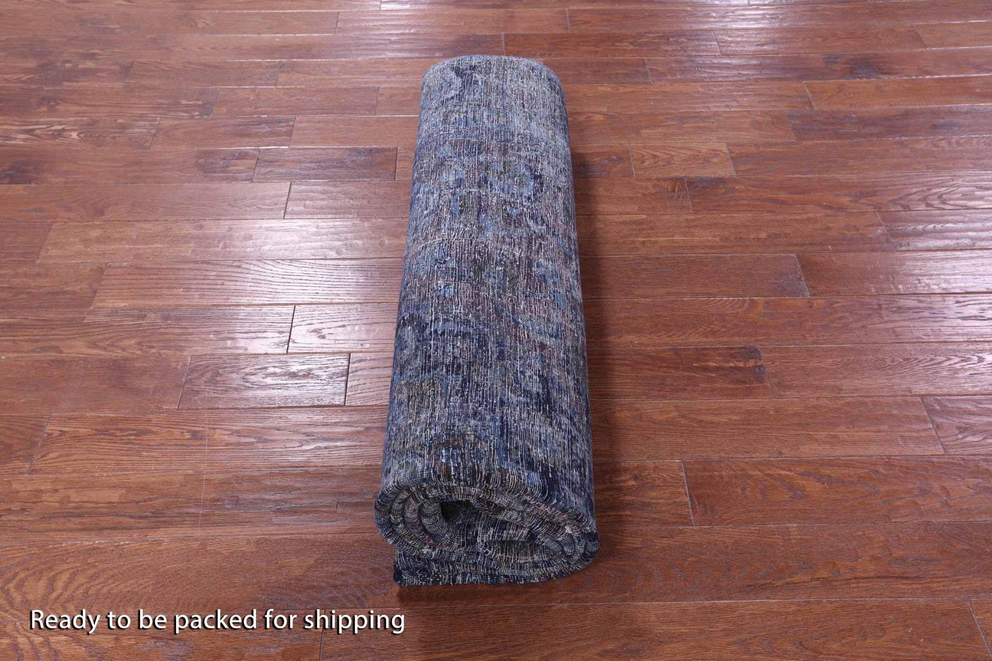 Persian Overdyed Hand Knotted Wool Rug - 7' 7" X 10' 7" - Golden Nile