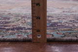 Pink Persian Vintage White Wash Hand Knotted Wool Rug - 9' 9" X 12' 10" - Golden Nile