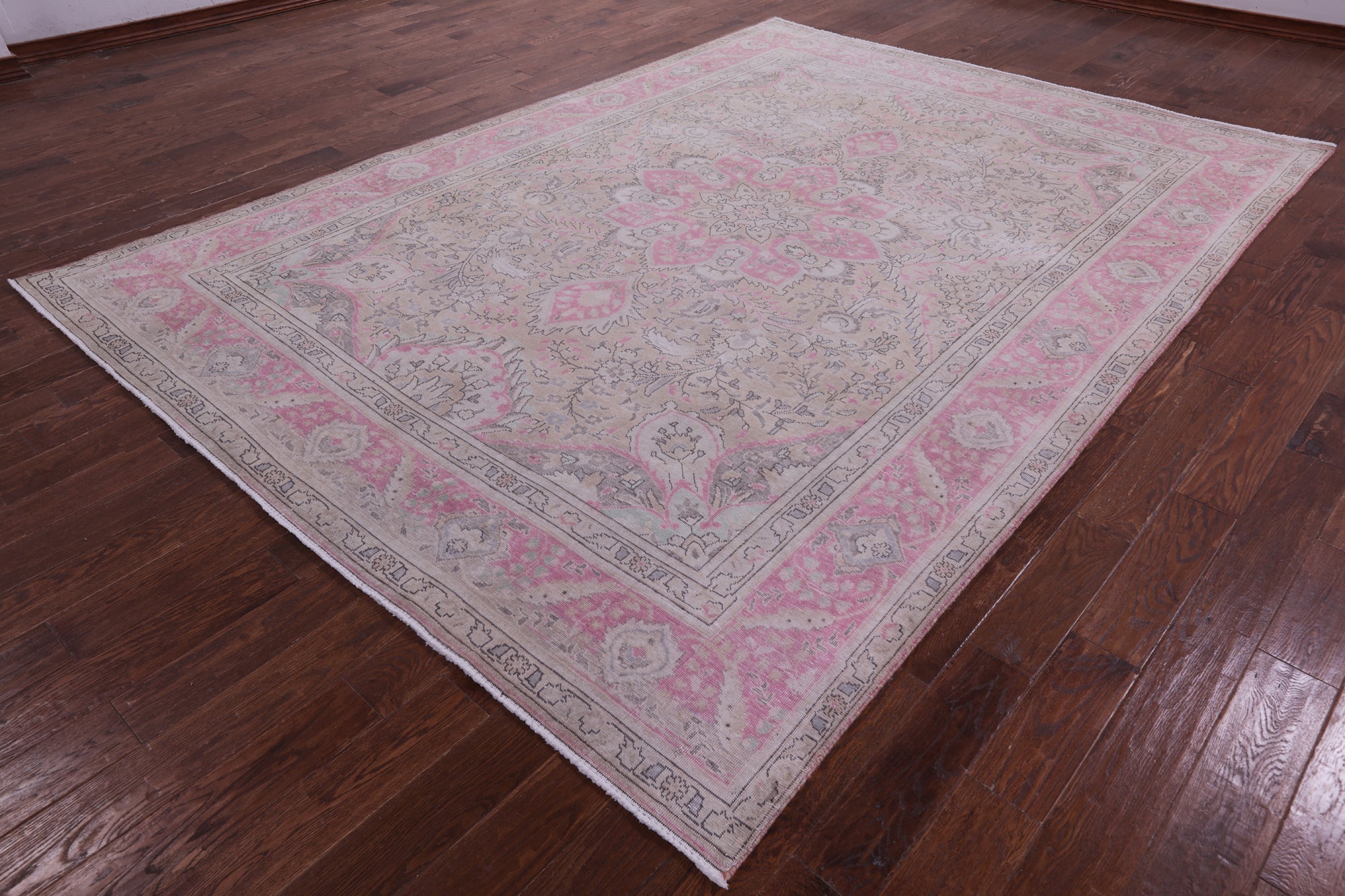 Persian Overdyed Handmade Wool Rug - 8' 3" X 11' 2" - Golden Nile