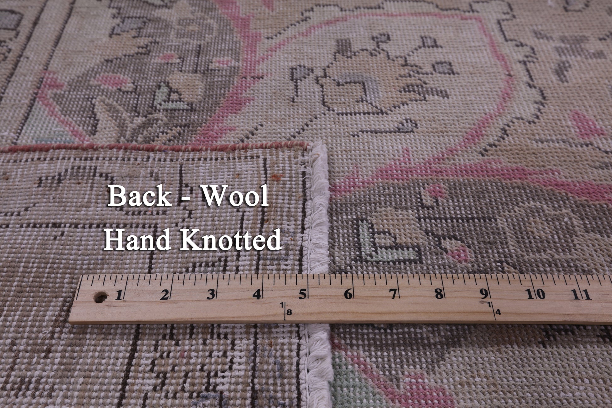 Persian Overdyed Handmade Wool Rug - 8' 3" X 11' 2" - Golden Nile