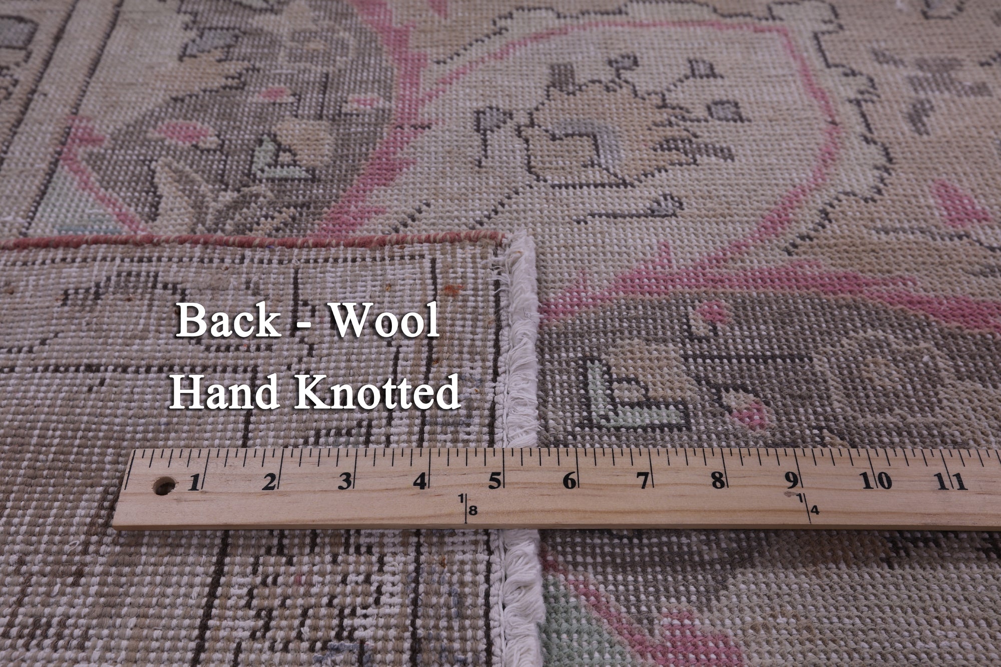Persian Overdyed Handmade Wool Rug - 8' 3" X 11' 2" - Golden Nile