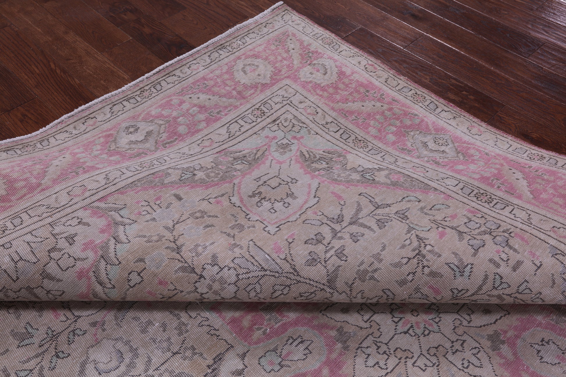 Persian Overdyed Handmade Wool Rug - 8' 3" X 11' 2" - Golden Nile