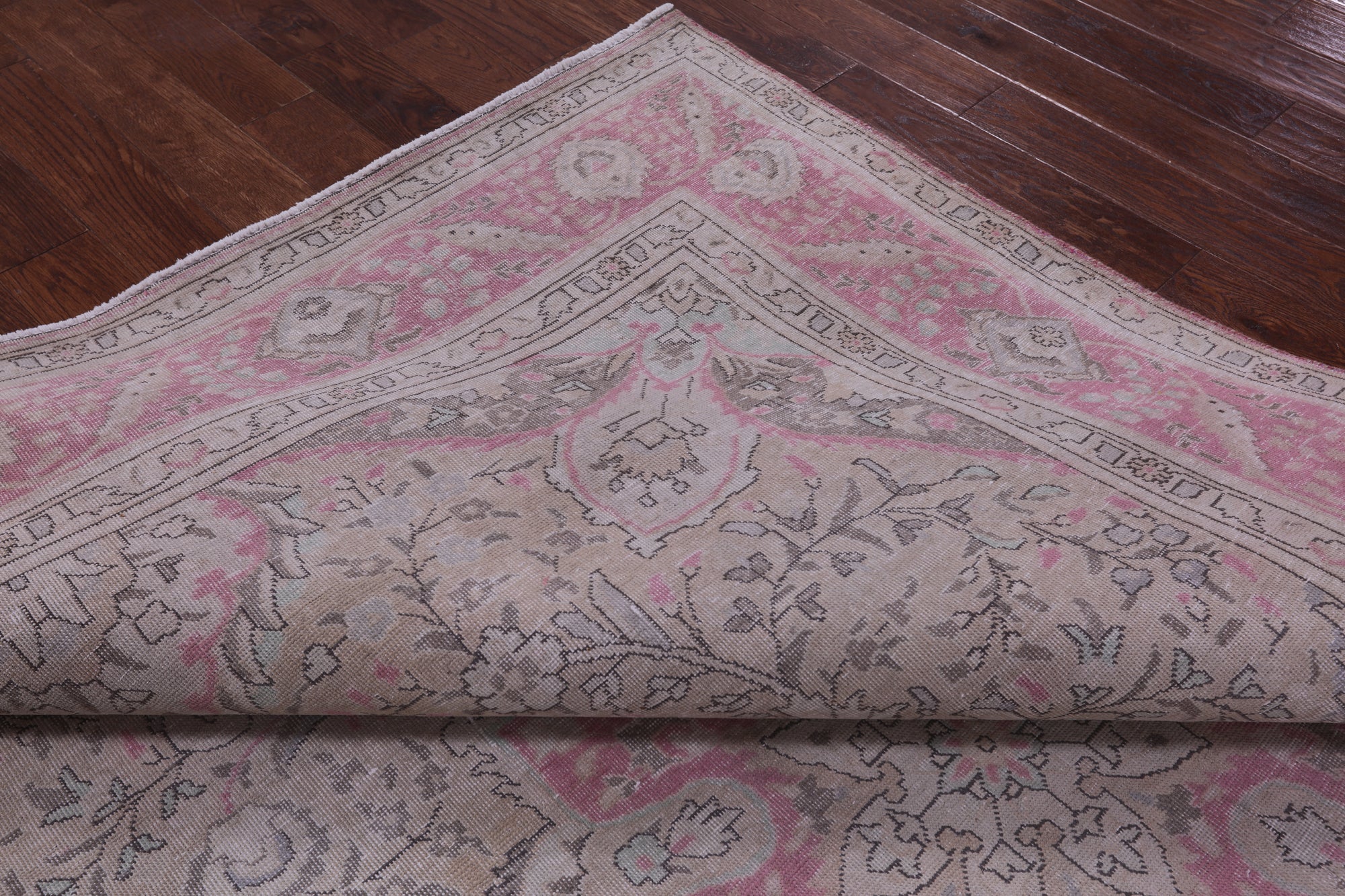 Persian Overdyed Handmade Wool Rug - 8' 3" X 11' 2" - Golden Nile