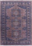 Persian Overdyed Handmade Wool Rug - 8' 2" X 11' 5" - Golden Nile