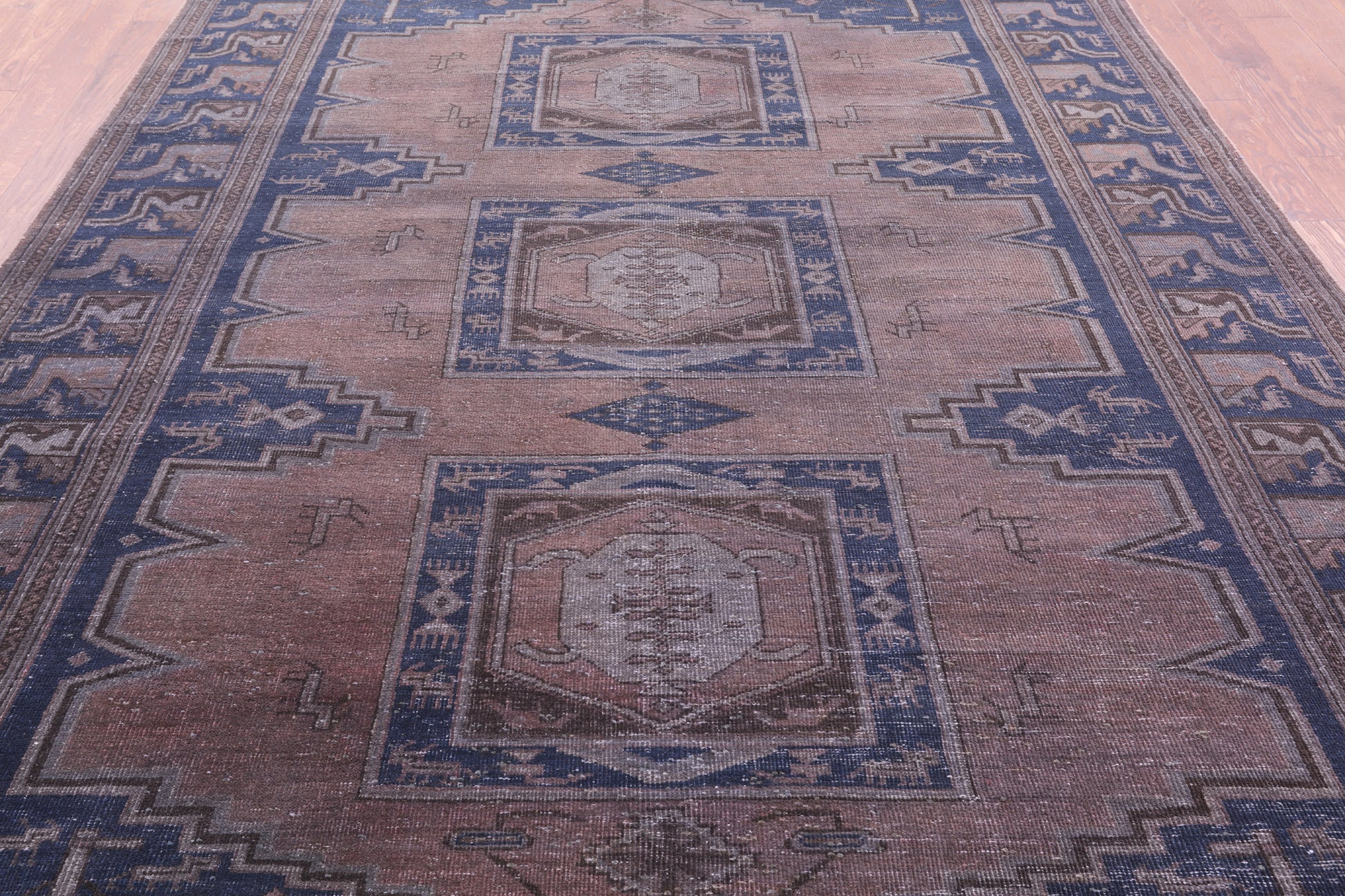 Persian Overdyed Handmade Wool Rug - 8' 2" X 11' 5" - Golden Nile