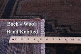 Persian Overdyed Handmade Wool Rug - 8' 2" X 11' 5" - Golden Nile