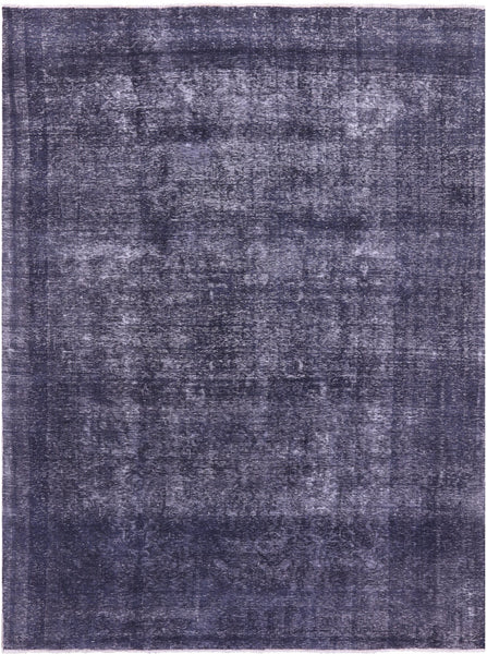 Persian Overdyed Hand Knotted Wool Rug - 7' 10" X 10' 9" - Golden Nile