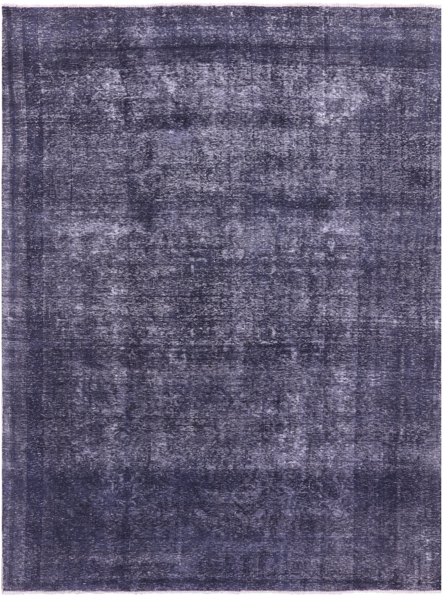 Persian Overdyed Hand Knotted Wool Rug - 7' 10" X 10' 9" - Golden Nile