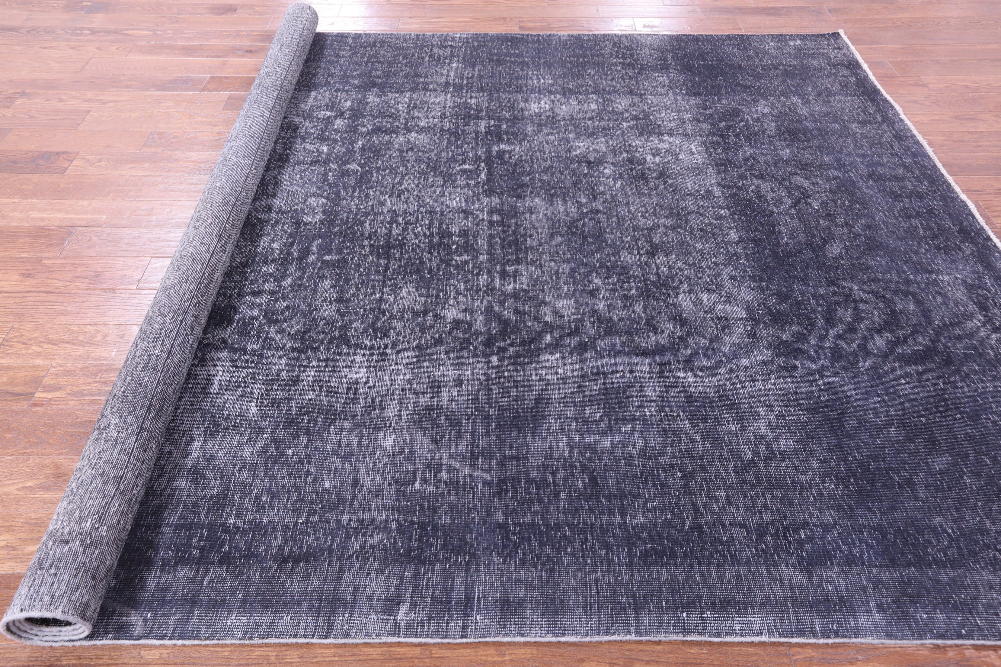 Persian Overdyed Hand Knotted Wool Rug - 7' 10" X 10' 9" - Golden Nile