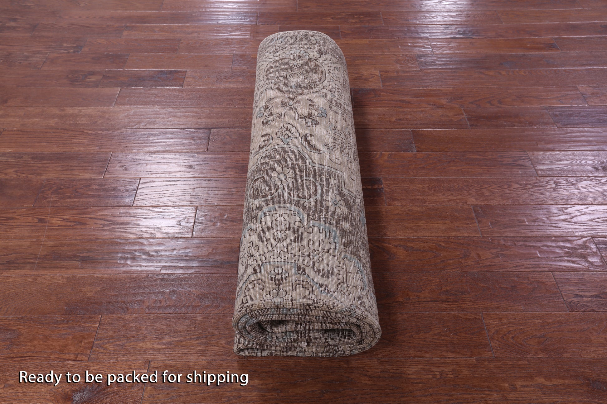 Persian Vintage White Wash Hand Knotted Wool Rug - 7' 7" X 10' 8" - Golden Nile