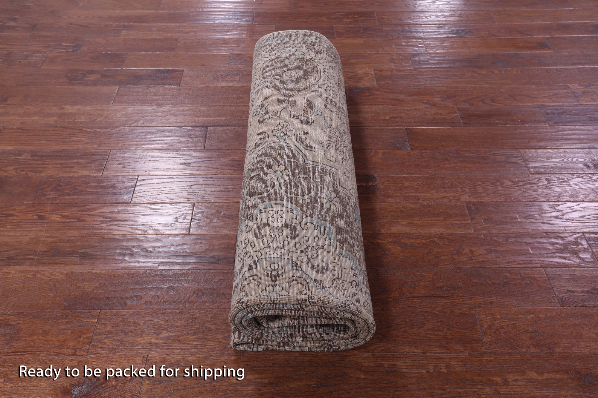 Persian Vintage White Wash Hand Knotted Wool Rug - 7' 7" X 10' 8" - Golden Nile