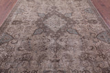 Persian Vintage White Wash Hand Knotted Wool Rug - 7' 7" X 10' 8" - Golden Nile