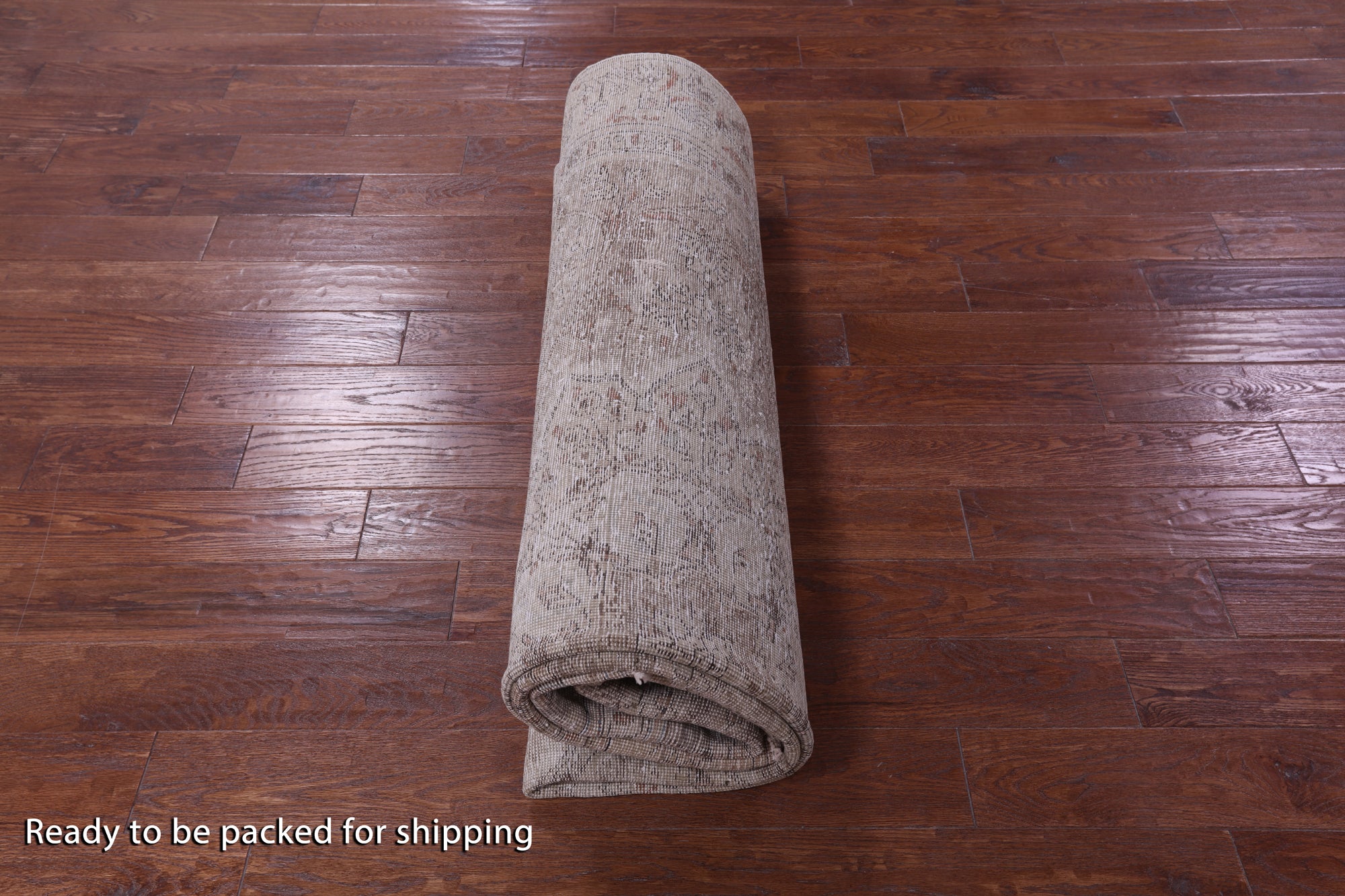 Persian Vintage White Wash Hand Knotted Wool Rug - 8' 0" X 11' 1" - Golden Nile